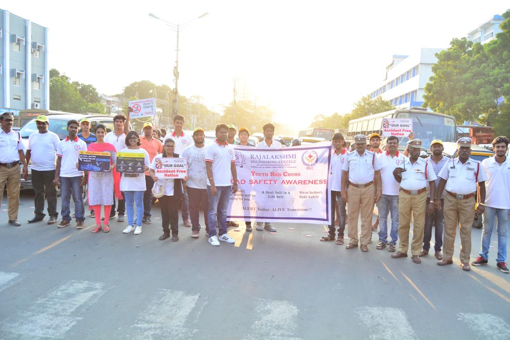 Road Safety Awareness Program organized by YRC-REC